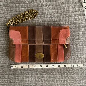 Vintage Fossil Wristlet Clutch